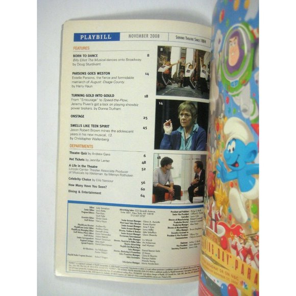 Dividing Estate Playbill November 2008 Arthur French Maggie Lacey Hallie Foote - Picture 7 of 8